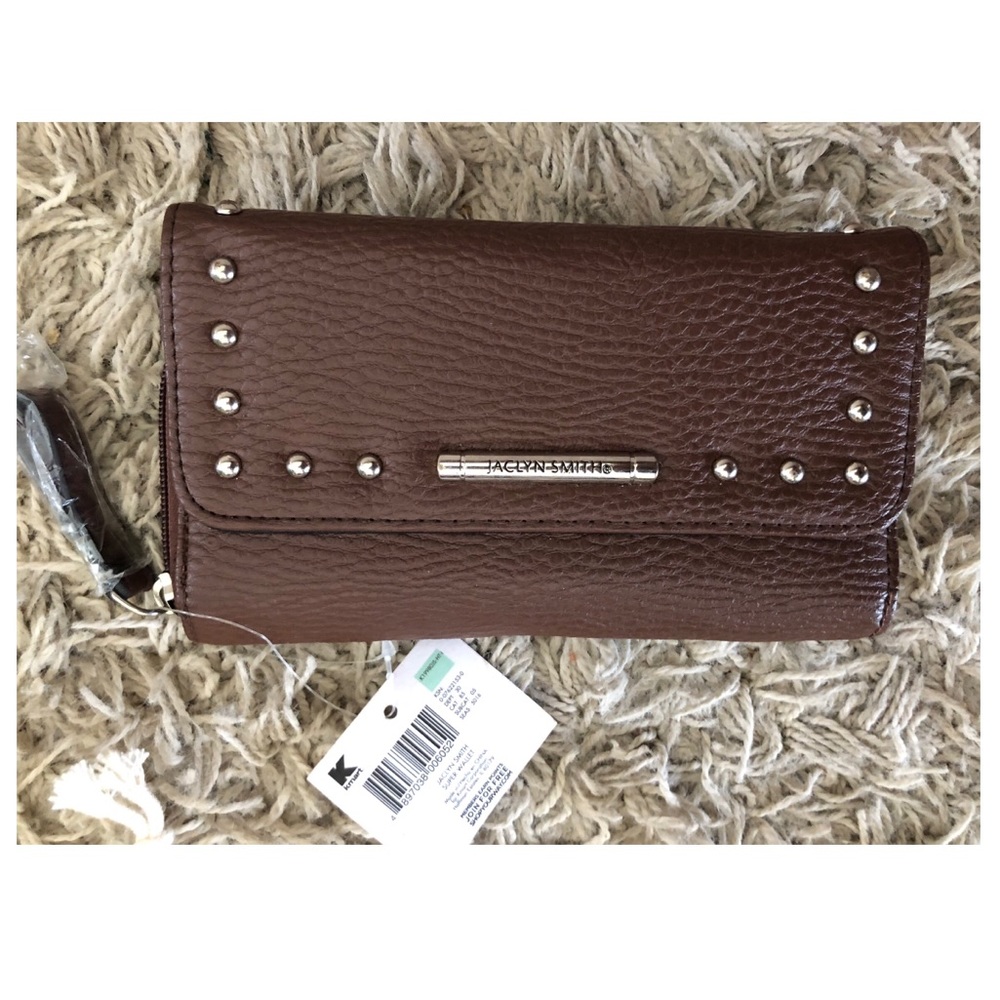 Jaclyn Smith brown wallet